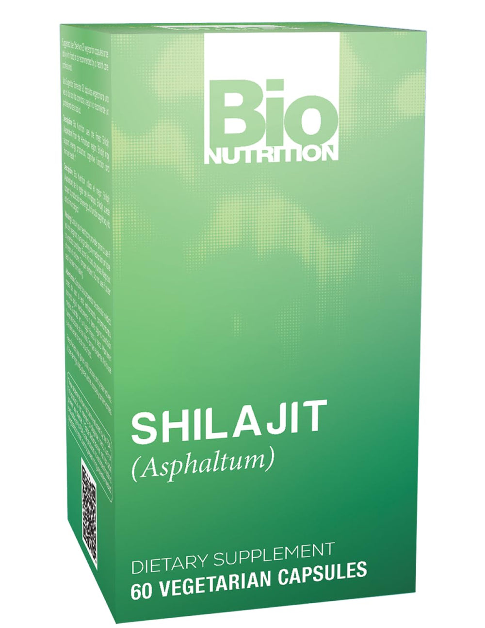 Bio Nutrition Shilajit Asphaltum bottle label