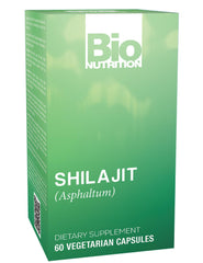 Bio Nutrition Shilajit Asphaltum bottle label