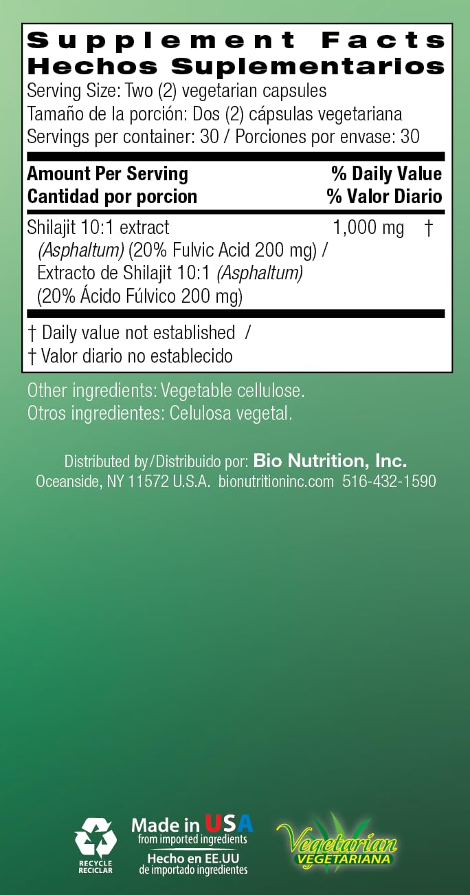 Lifestyle shot: Shilajit capsules on a wooden surface