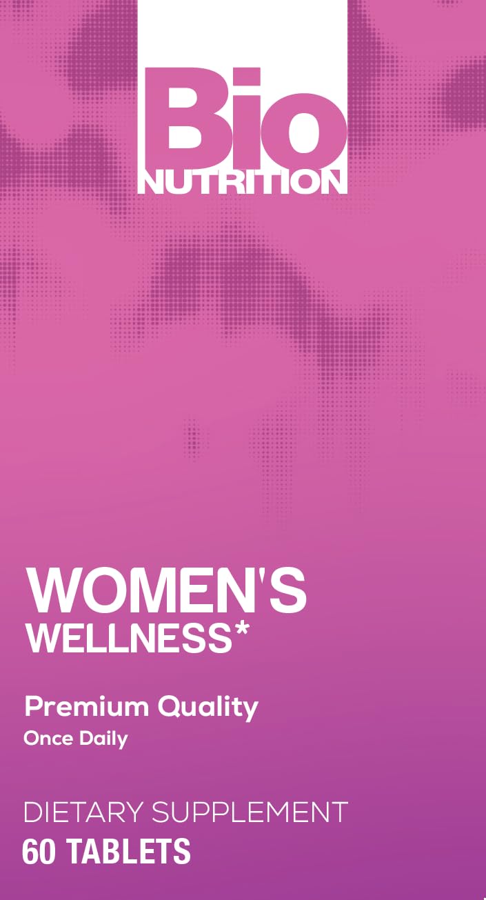 Bio Nutrition Women Wellness Tabs bottle label