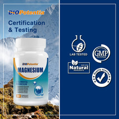 Formulation showing Glycinate, Citrate, Malate, Taurate, and Orotate