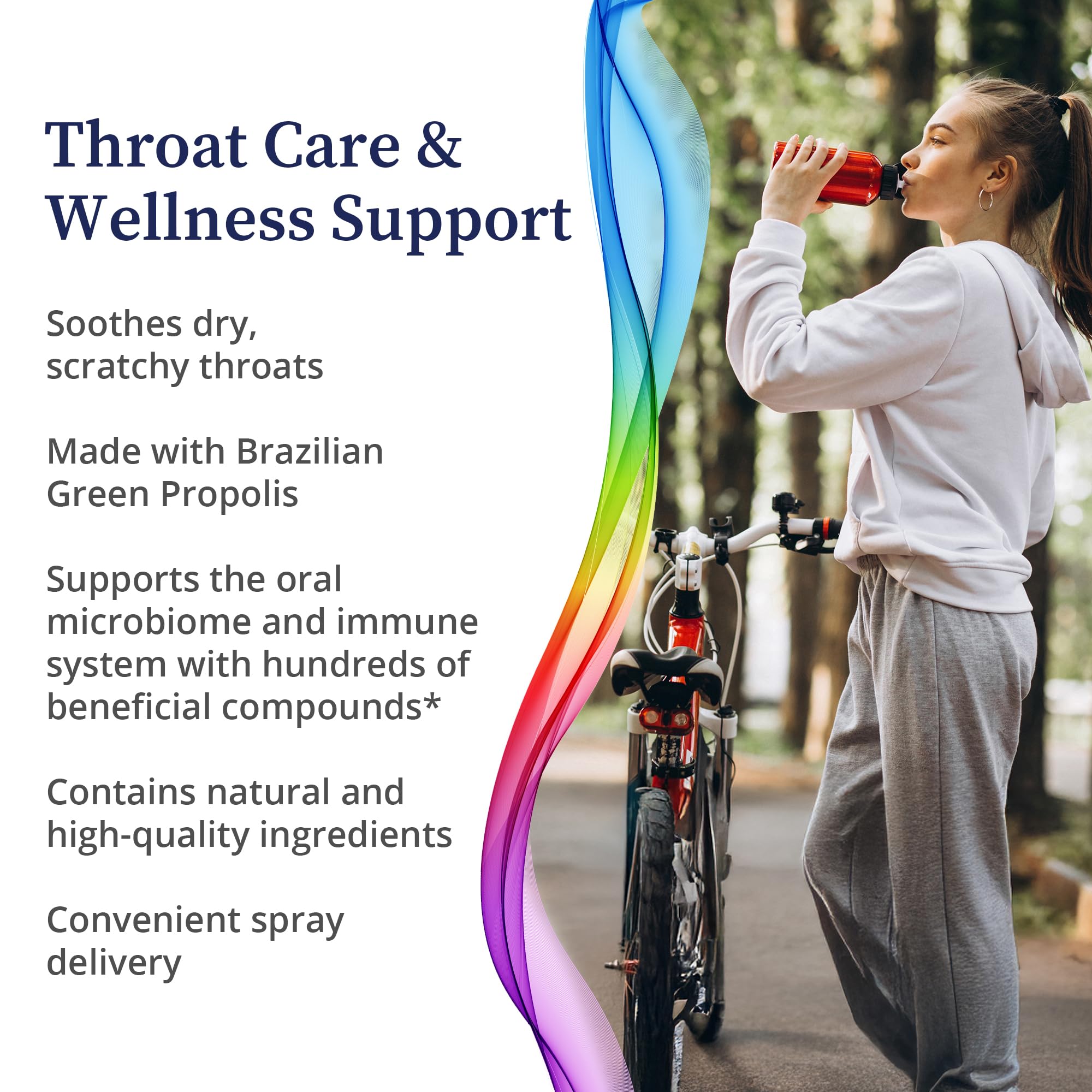 Ingredients list for BioPure Propolis Throat Spray