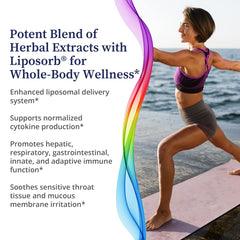 Dropper dispensing liquid from BioPure Vital-9 into glass of water