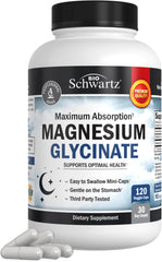BioSchwartz Magnesium Glycinate 500mg bottle with label