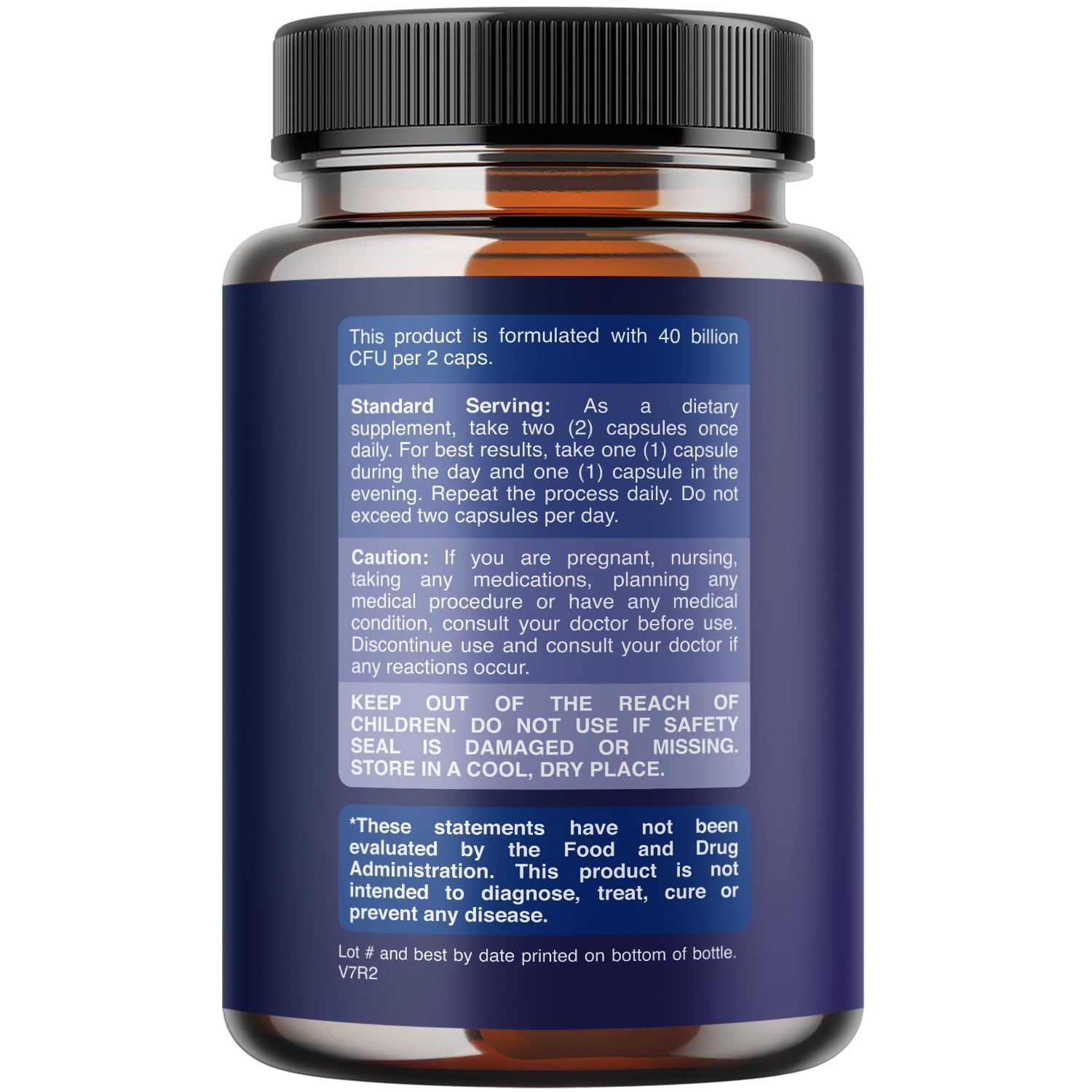 Probiotic capsule featuring Acidophilus for immune support