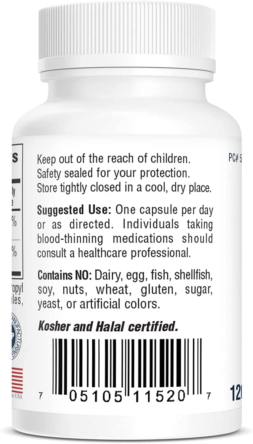 Bio-Tech D3-K2 120 Vegcaps bottle label close-up