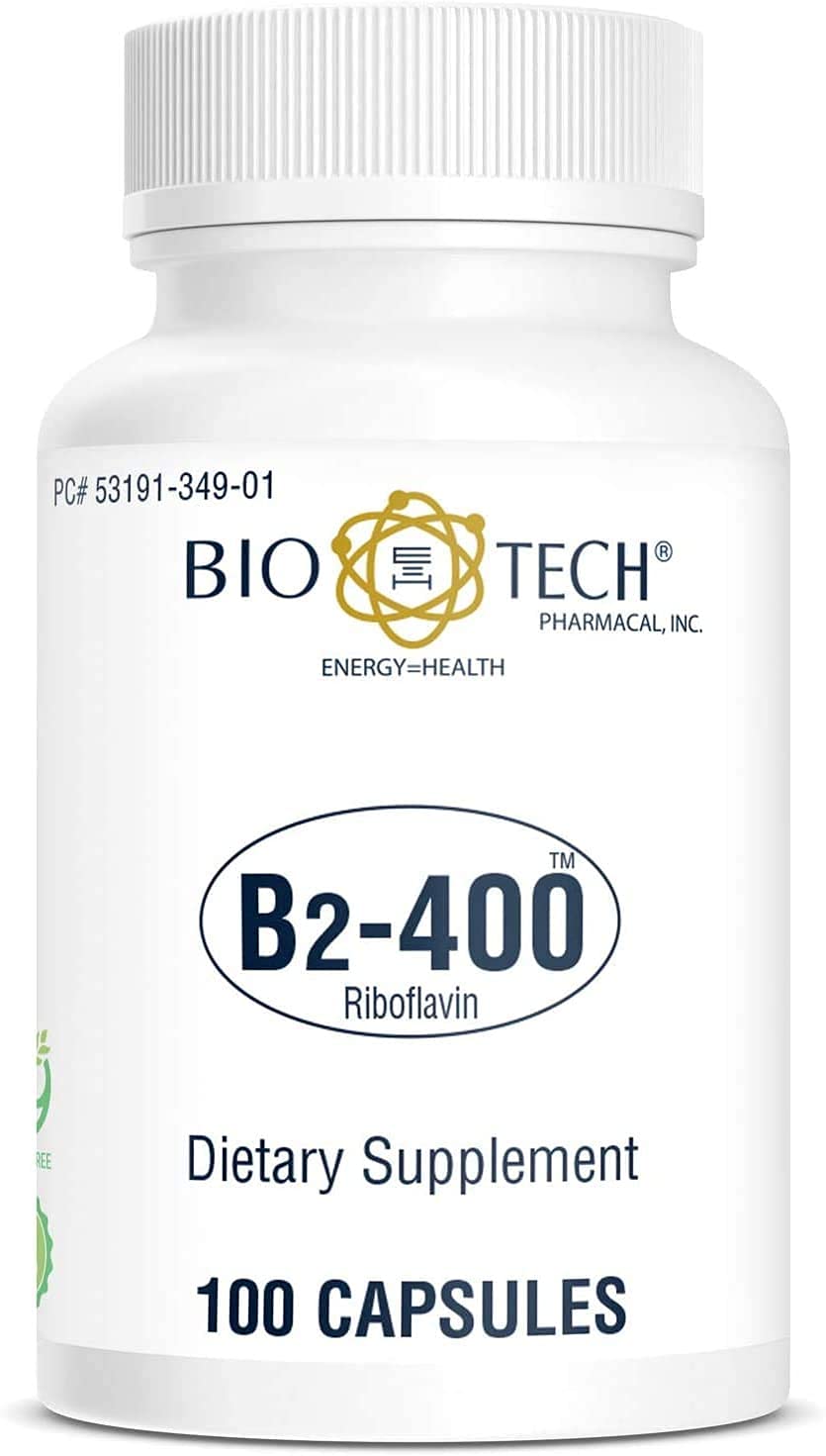 Bio-Tech Pharmacal B2-400 100 capsules bottle