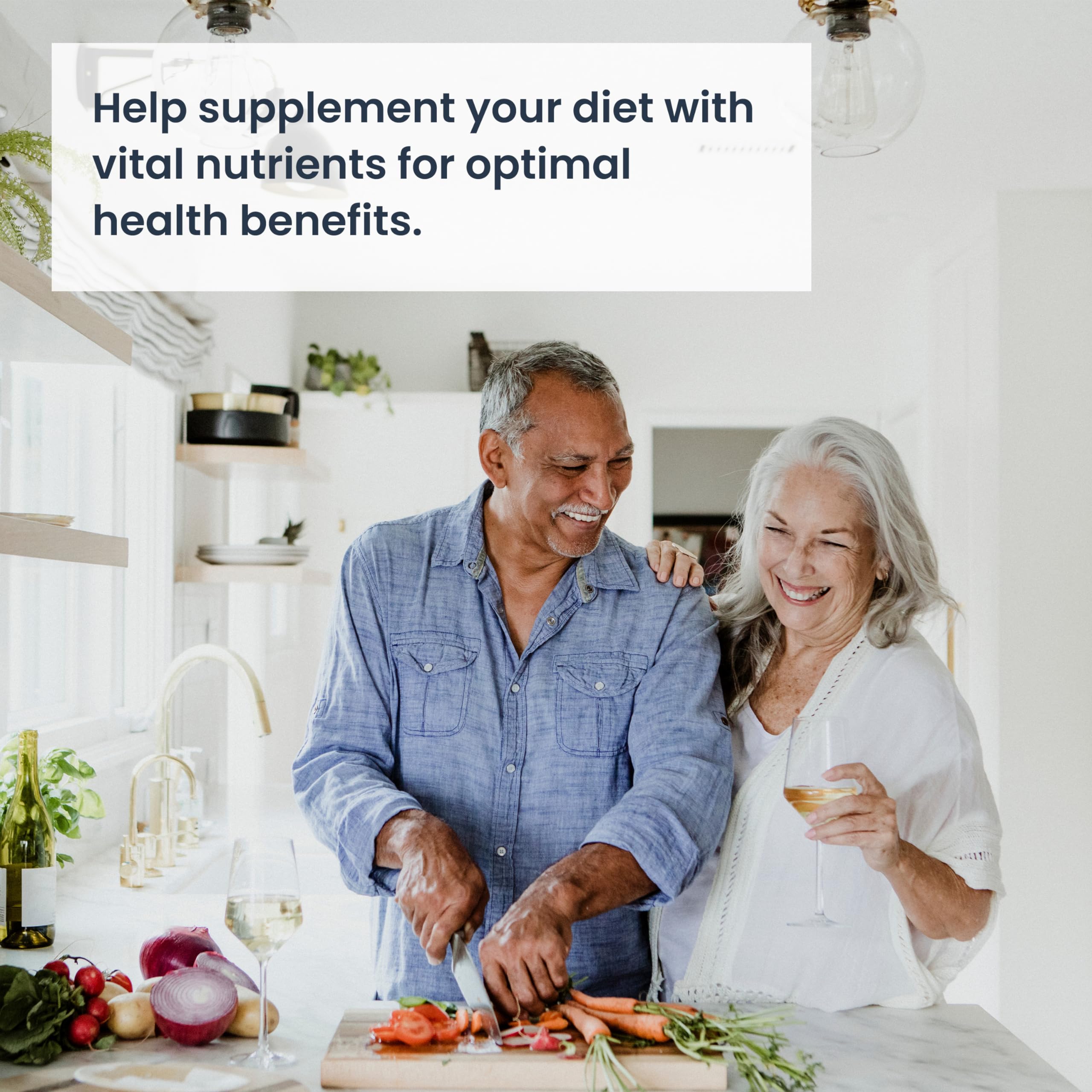 Essential Multivitamin bottle and box on a clean background