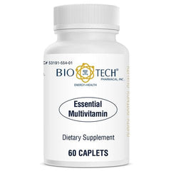 Bio-Tech Pharmacal Essential Multivitamin caplet bottle - front view