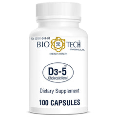 Close-up of Vitamin D-3 capsule showing 5000 IU