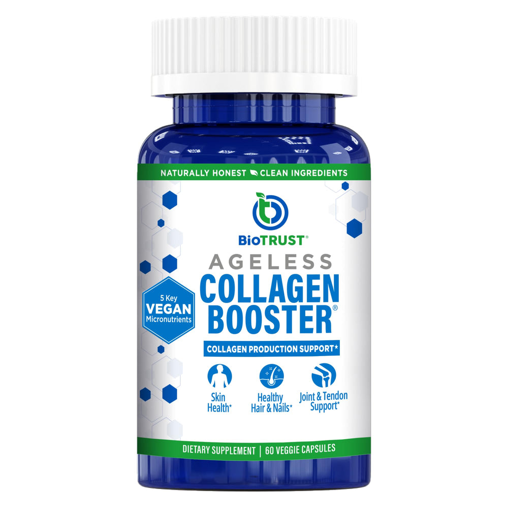 BioTrust Ageless Collagen Booster bottle label