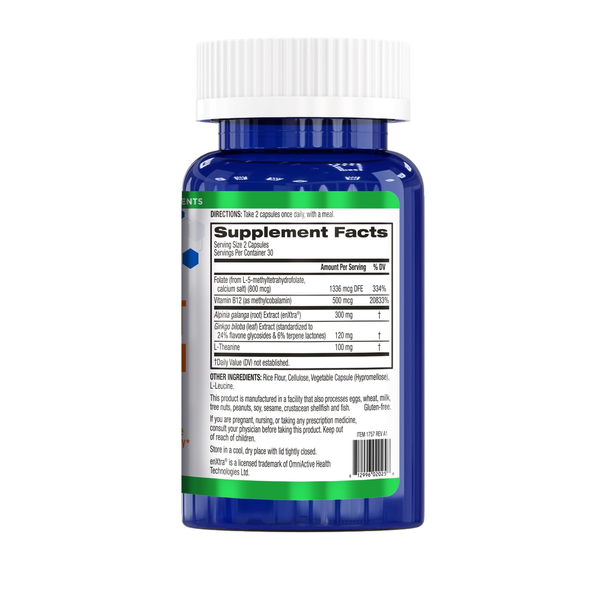 Serving size of Brain Bright with 30 servings