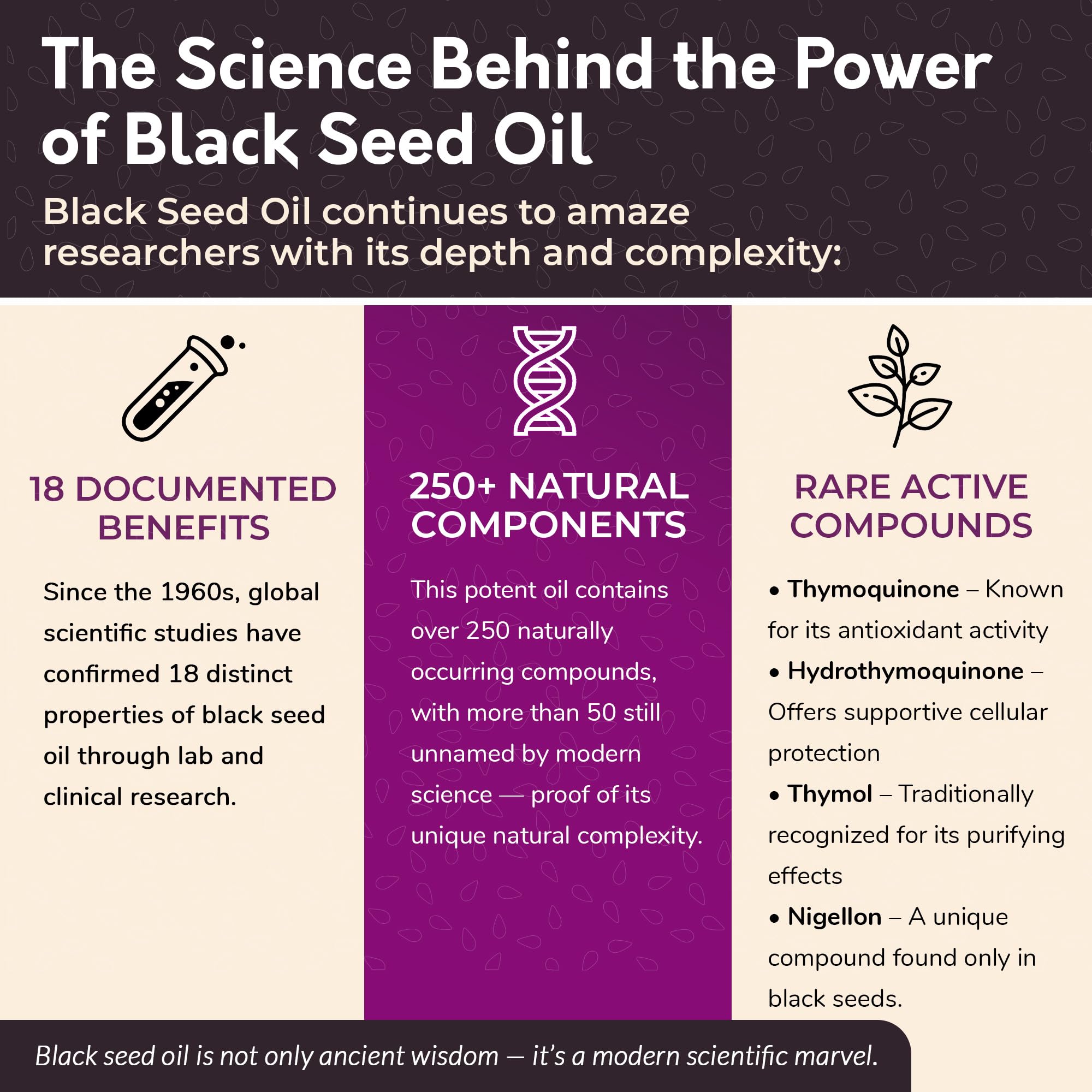 Oil being poured from a BioNatal 16oz bottle