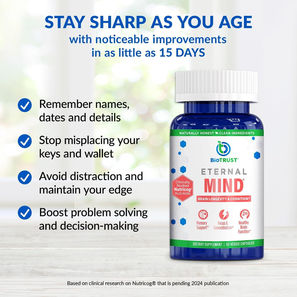 Eternal Mind ingredients graphic