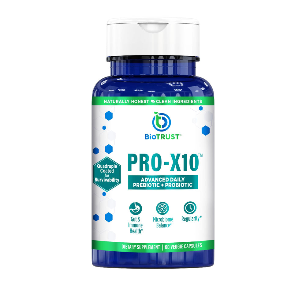 BioTrust Pro-X10 2.0 probiotic bottle