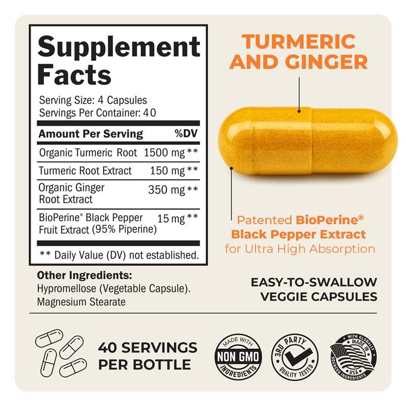 160 vegan, non-GMO turmeric-ginger capsules