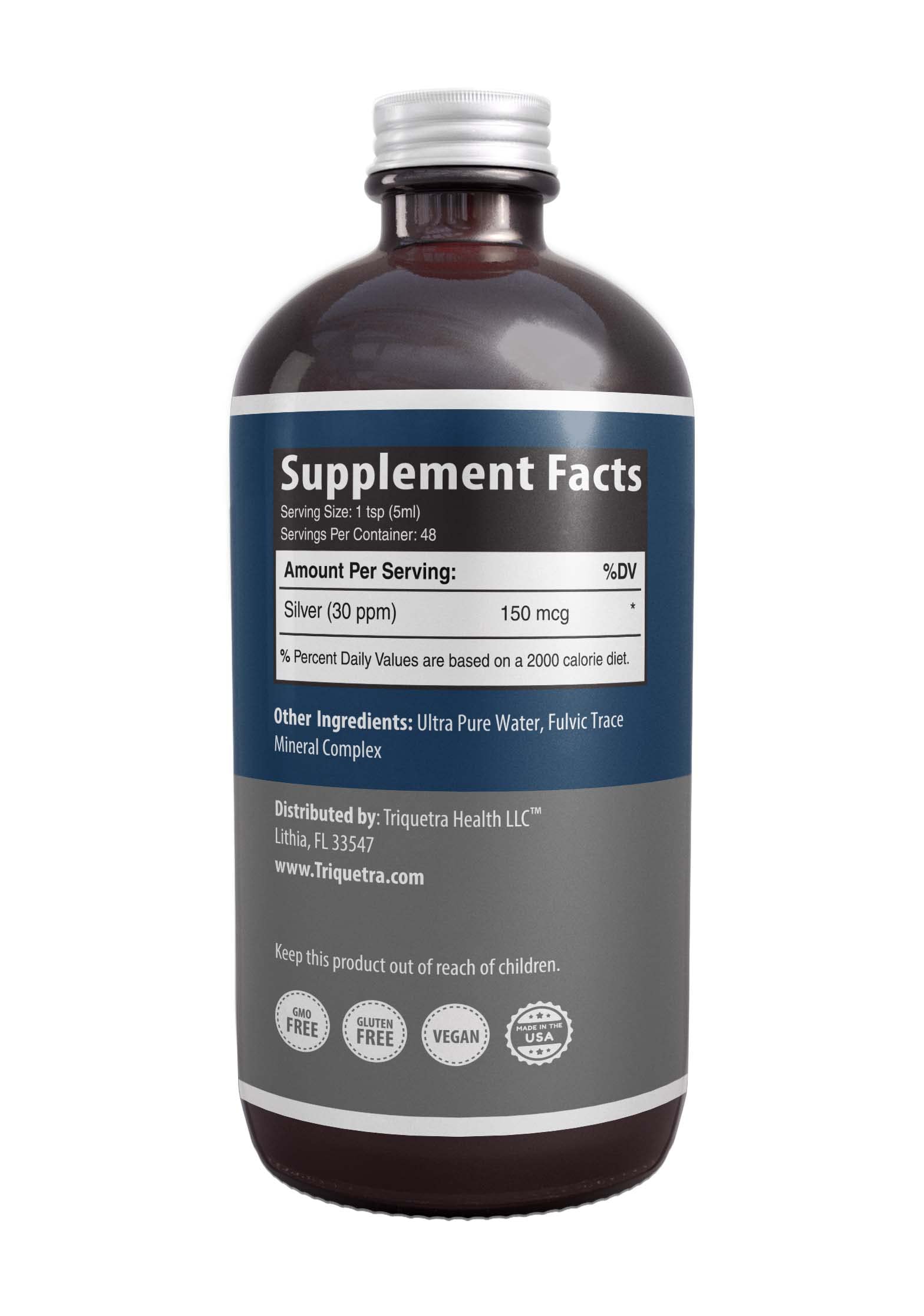 Vegan and GMO-free certification for Bioactive Colloidal Silver