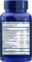 Close-up of Life Extension BioActive Complete B-Complex bottle label
