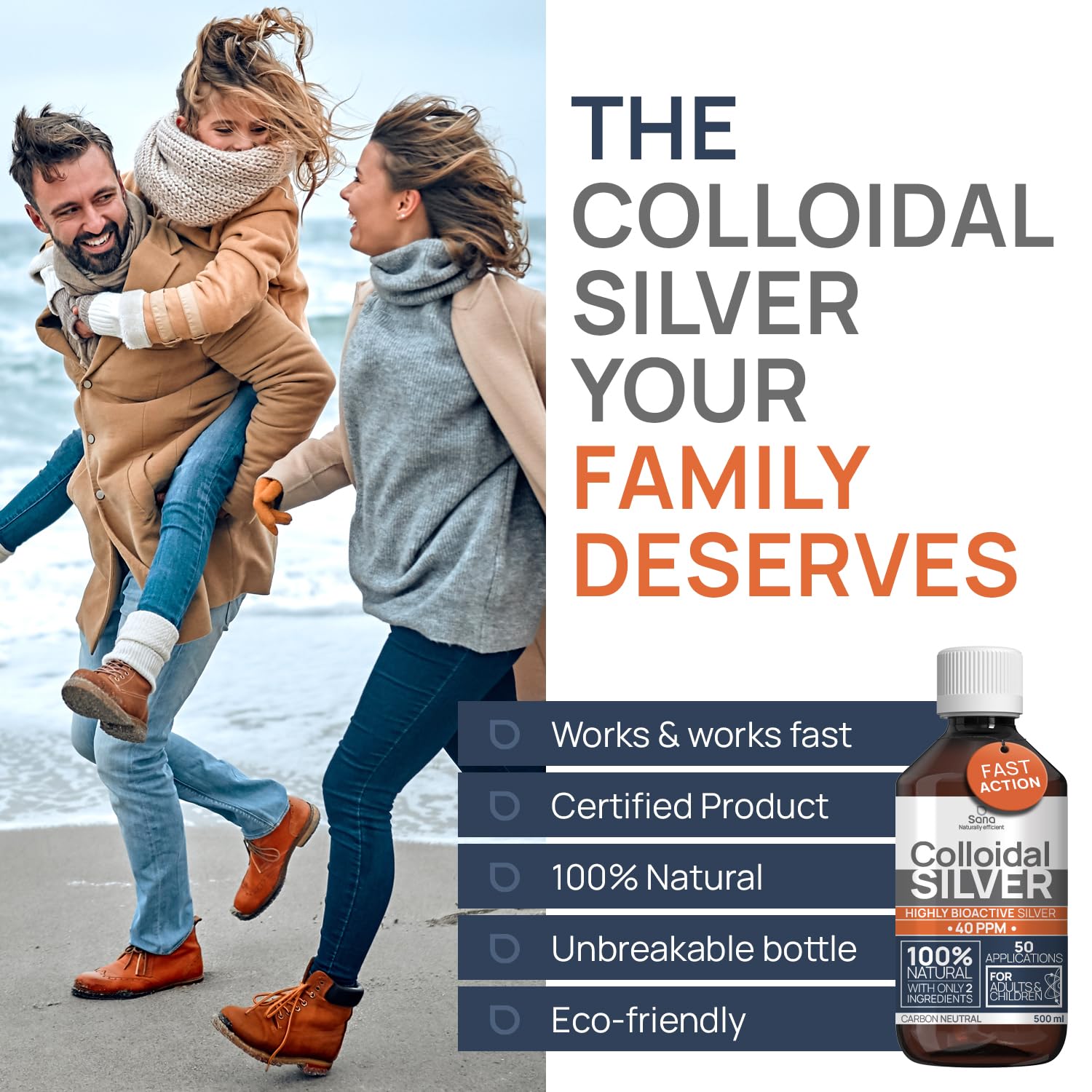 Graphic representing bioactive silver hydrosol in water