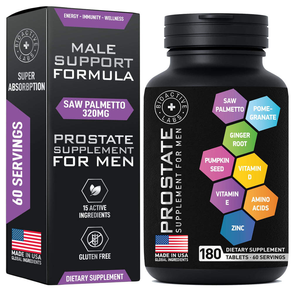 BIOACTIVE LABS Prostate Health Supplement bottle and packaging