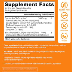 Close-up of bioavailable curcumin phytosome with phosphatidylcholine