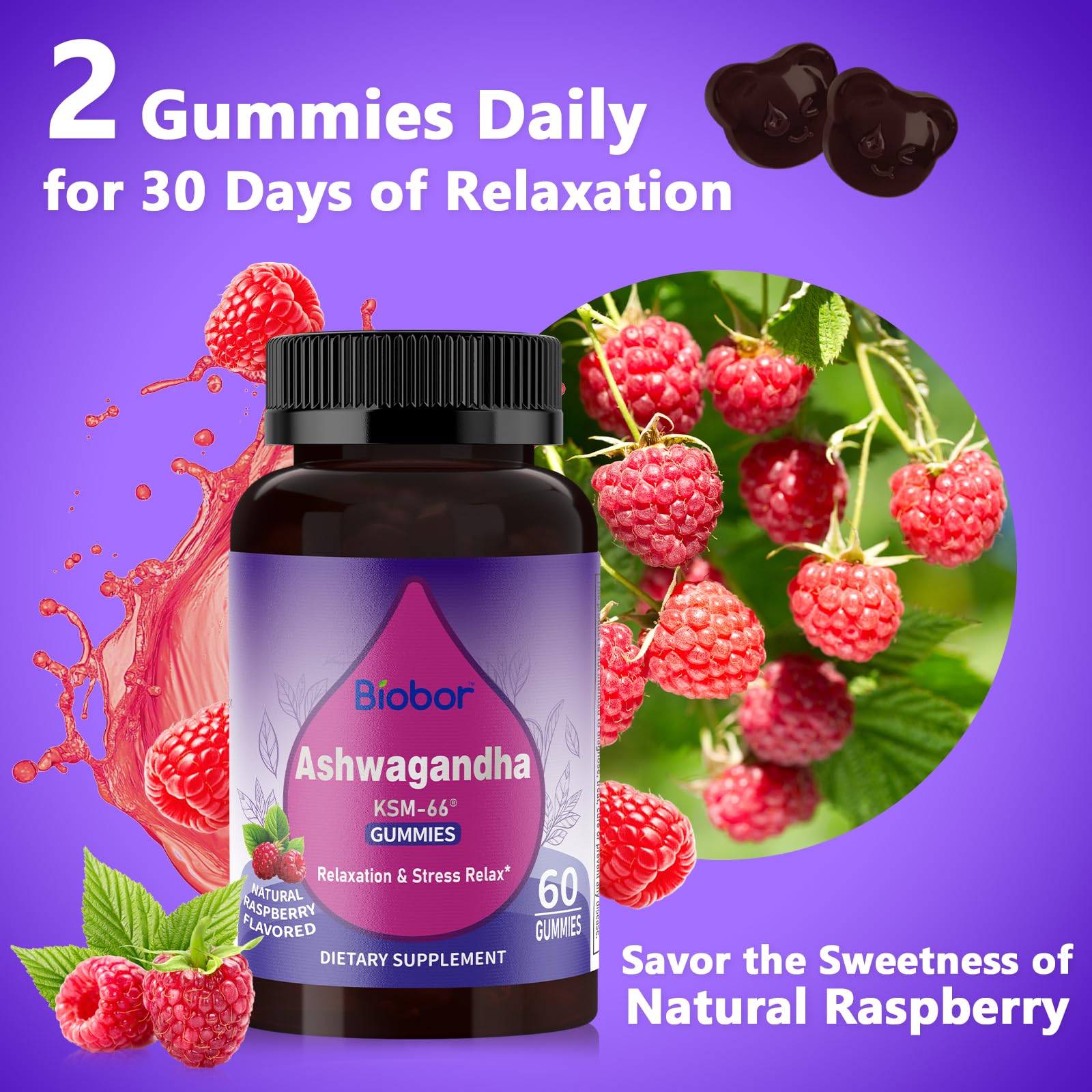 Close-up of KSM-66 Ashwagandha extract on the product label