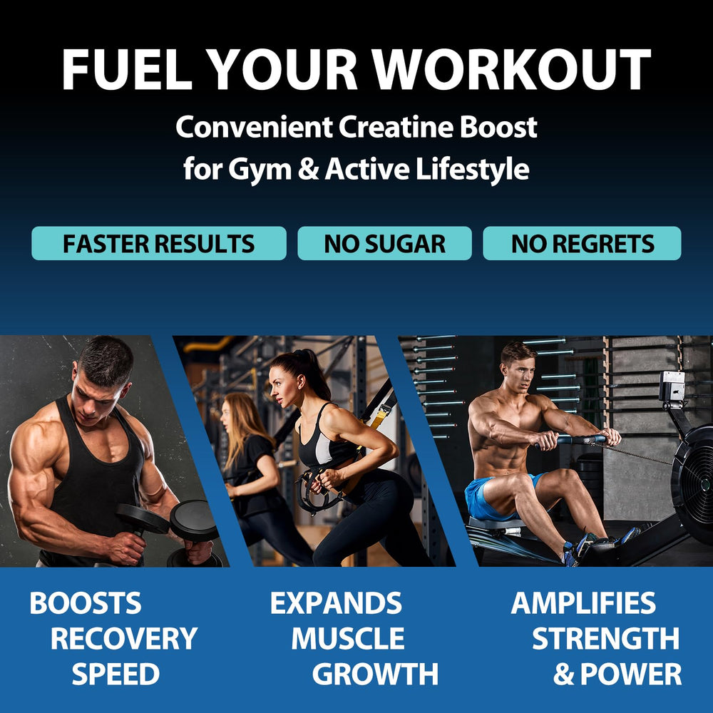 Nutrition facts panel for Biobor Creatine Monohydrate Gummies