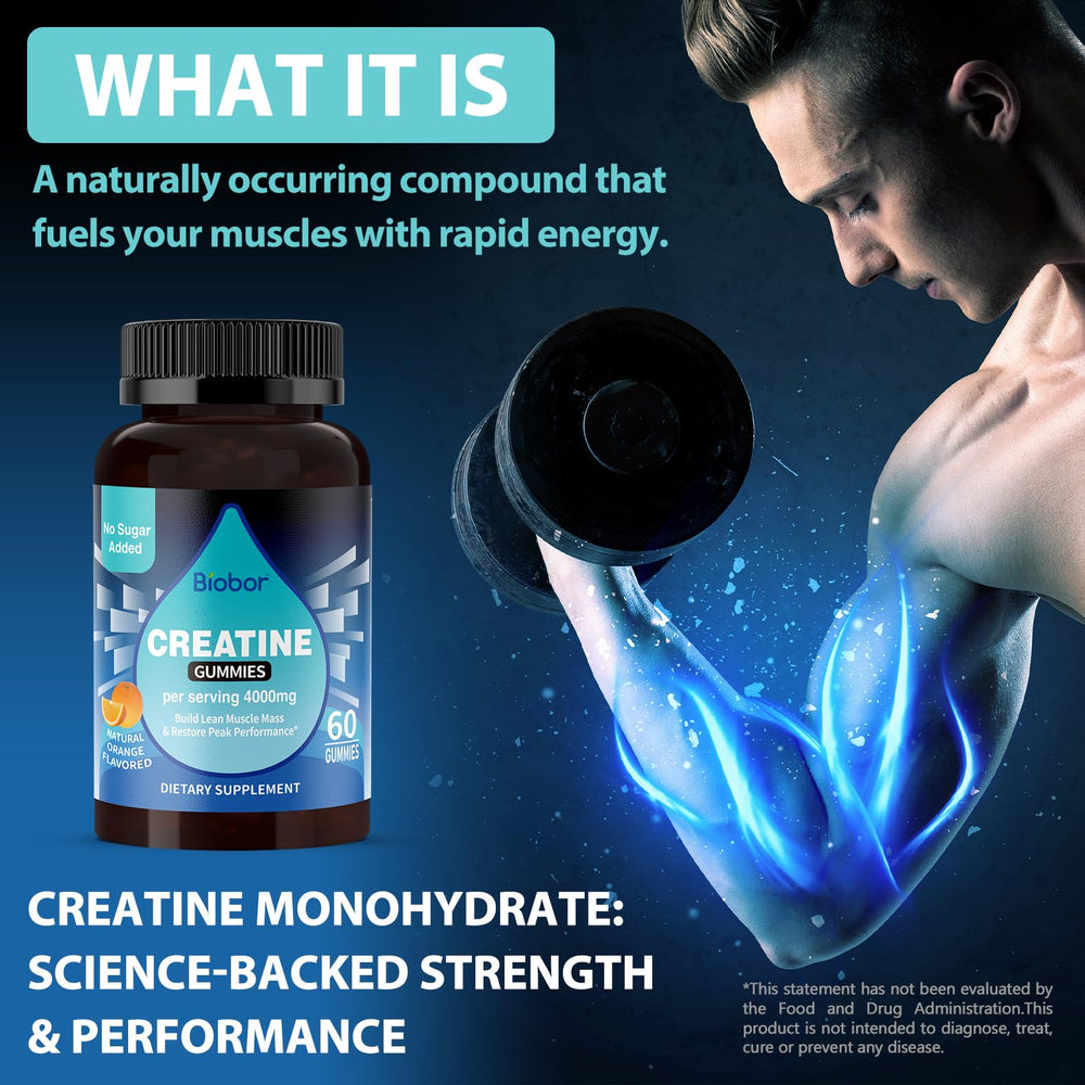 On-the-go chewable gummies in orange flavor