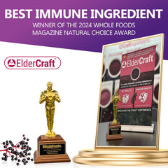 Ingredients panel for Biobor ElderCraft Elderberry Gummies