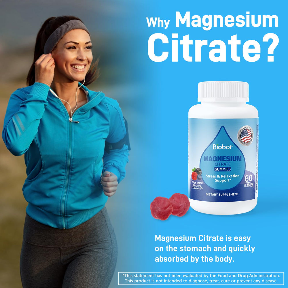 Made in USA Biobor Magnesium Citrate Gummies production