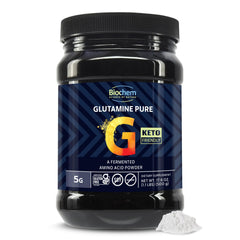Biochem Glutamine Pure Powder jar front