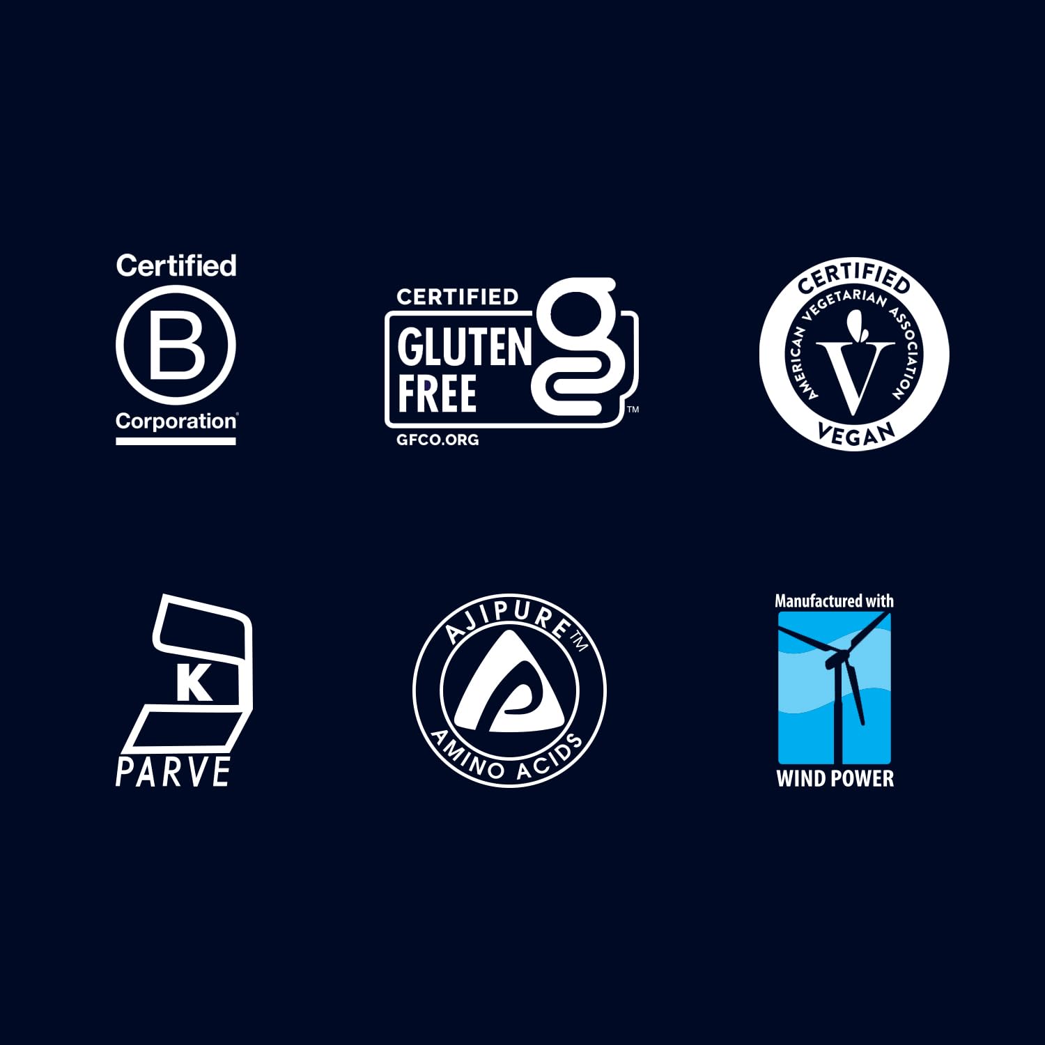 Close-up of fermented pharmaceutical-grade L-glutamine powder