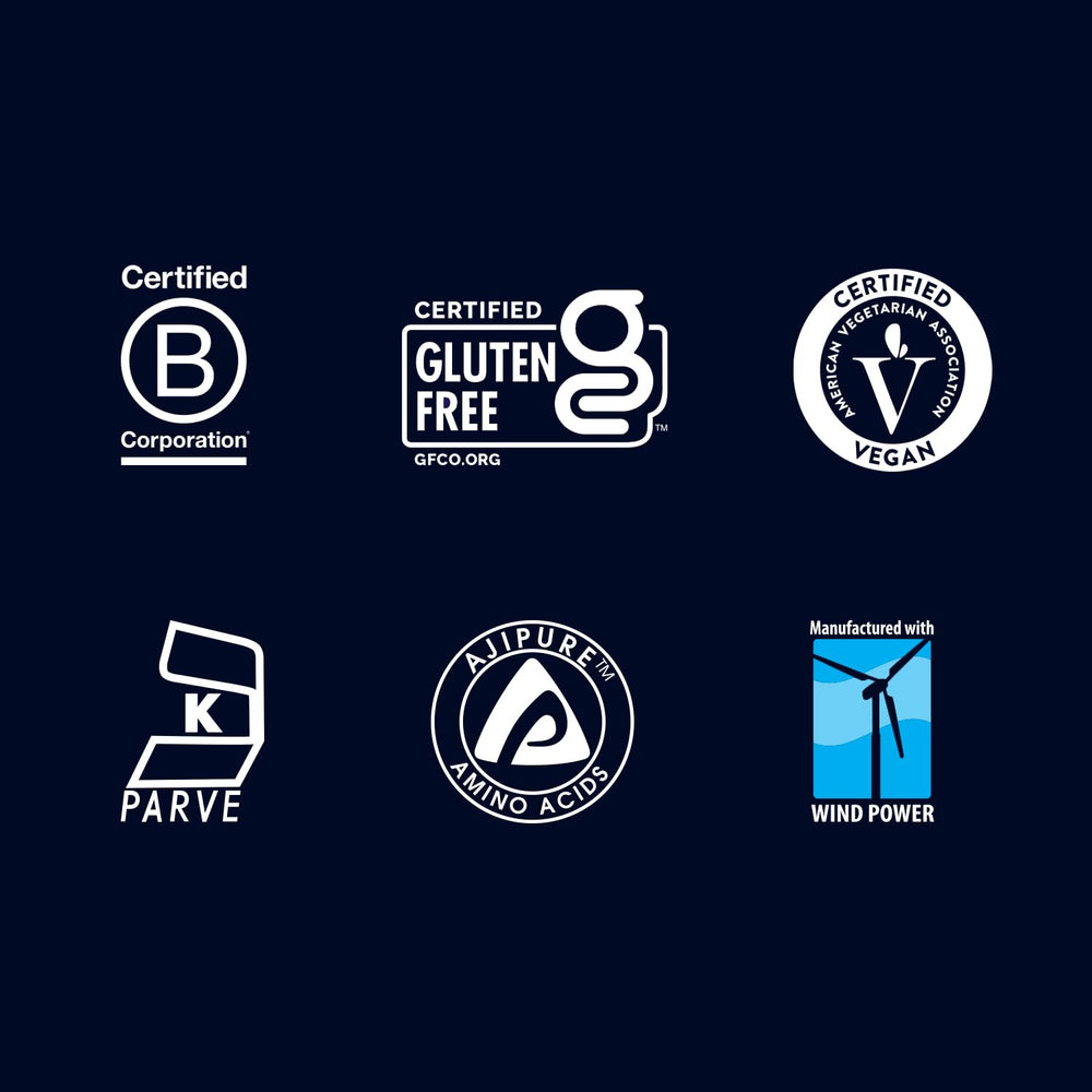 Close-up of fermented pharmaceutical-grade L-glutamine powder