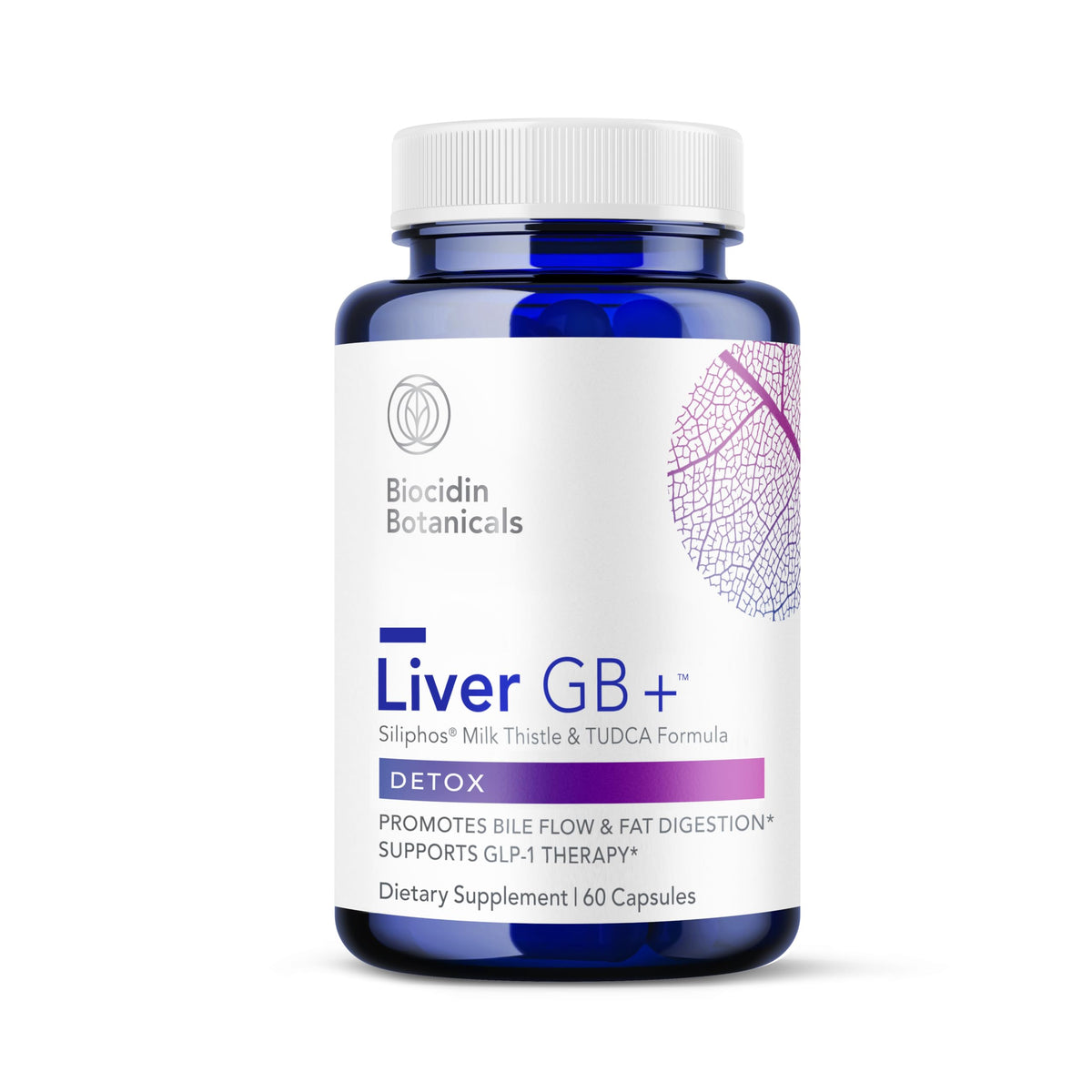 Biocidin Liver GB+ bottle with 60 capsules
