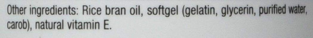 CoQ10 400 mg softgels with rice bran oil and vitamin E