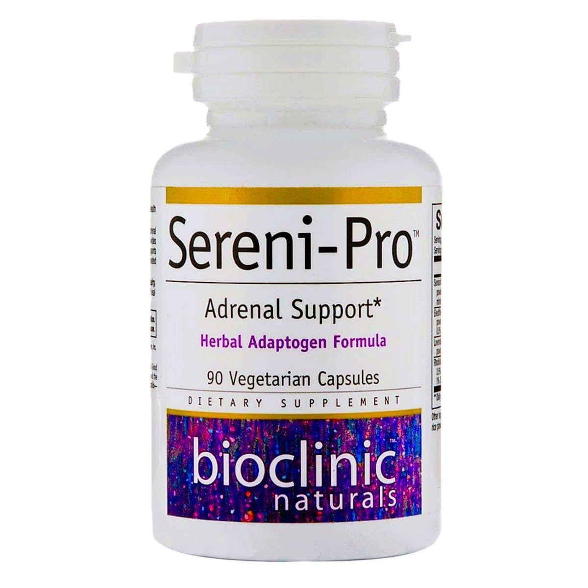 Bioclinic Naturals Sereni-Pro 90 Vegetarian Capsules bottle