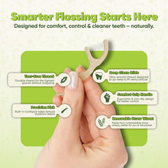 Floss picks designed for tight gaps and sensitive gums