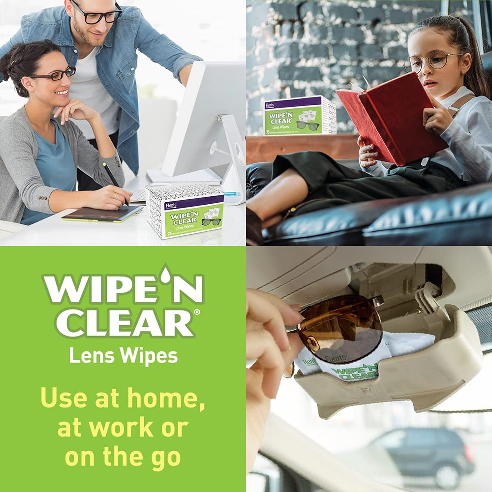 Individually wrapped wipes for portable use