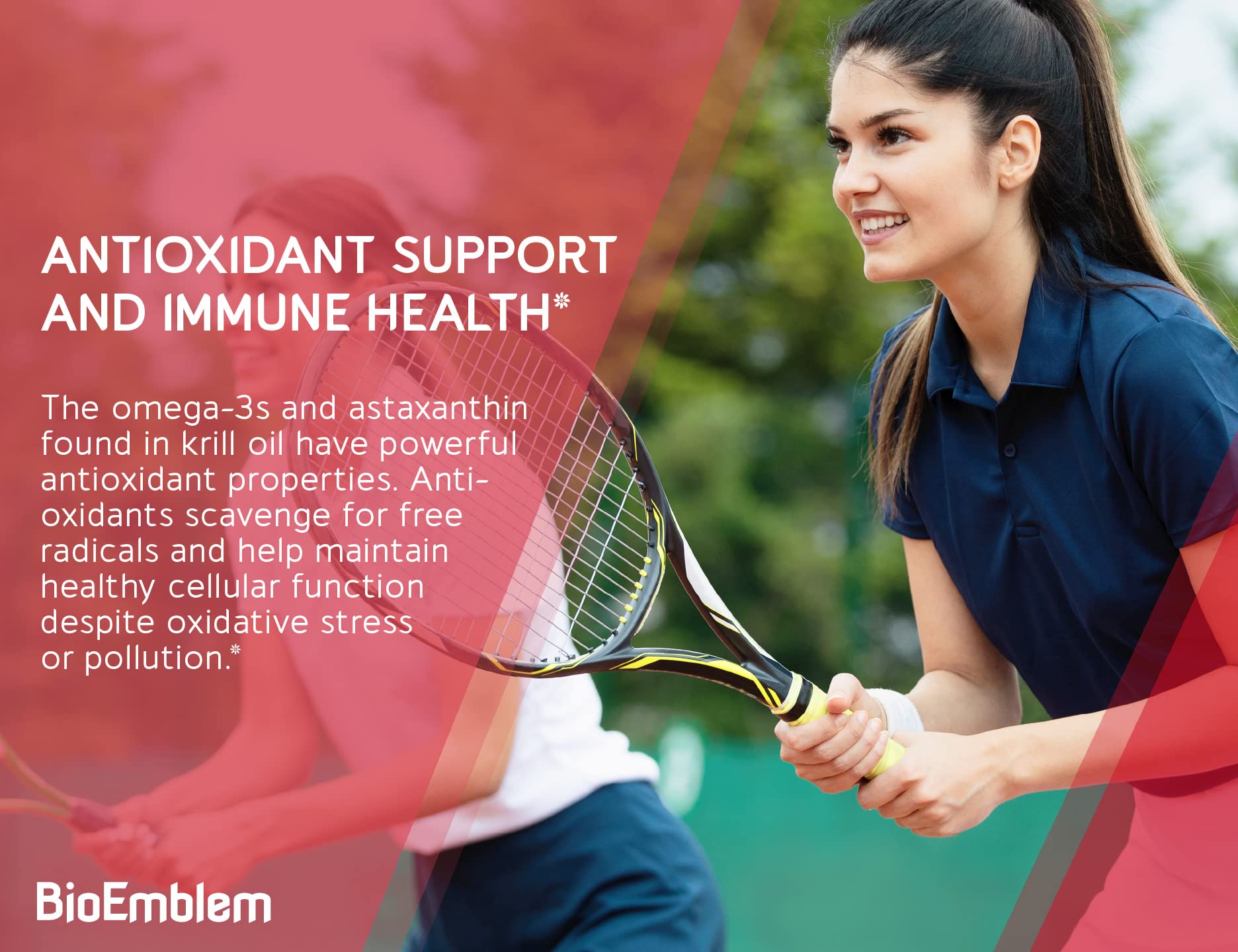 Phospholipids and astaxanthin in BioEmblem Krill Oil