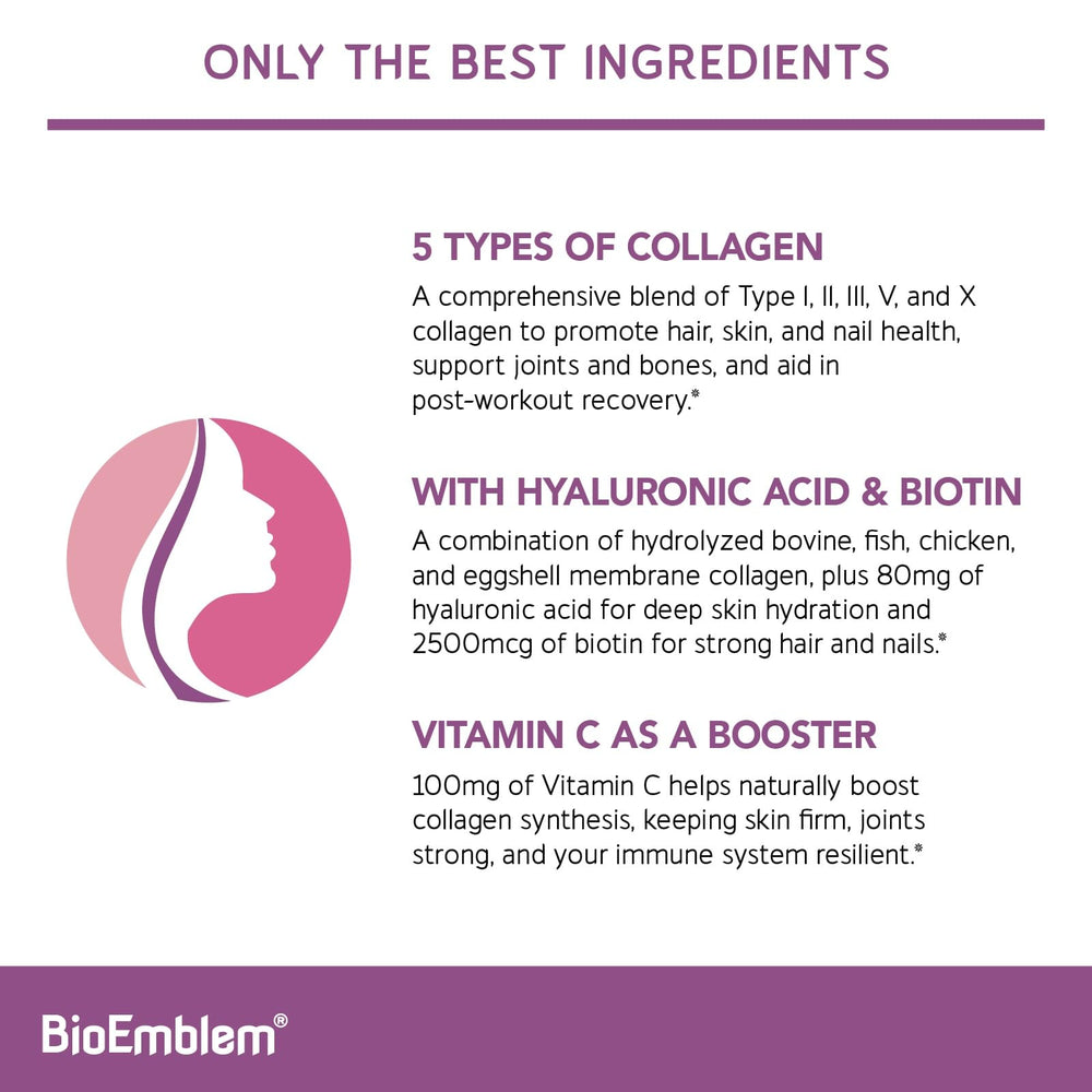 Scoop of BioEmblem Beauty Collagen powder