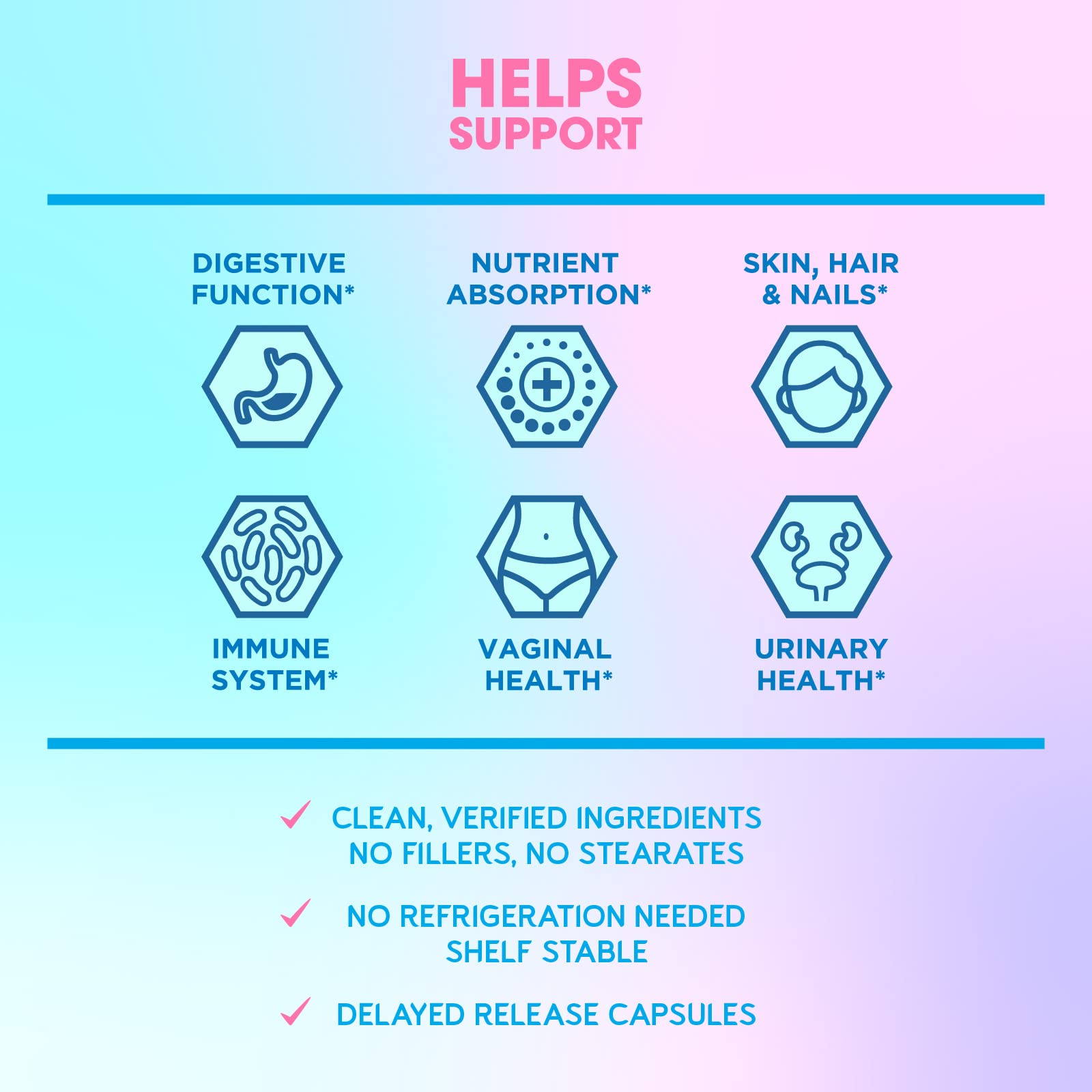 Close-up of BioEmblem Beauty Probiotics bottle