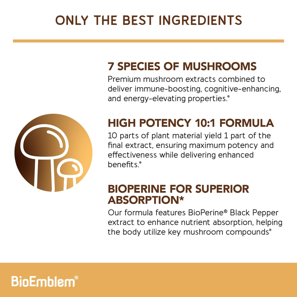 BioEmblem Mushroom Complex Reishi 10:1 extract – capsule image
