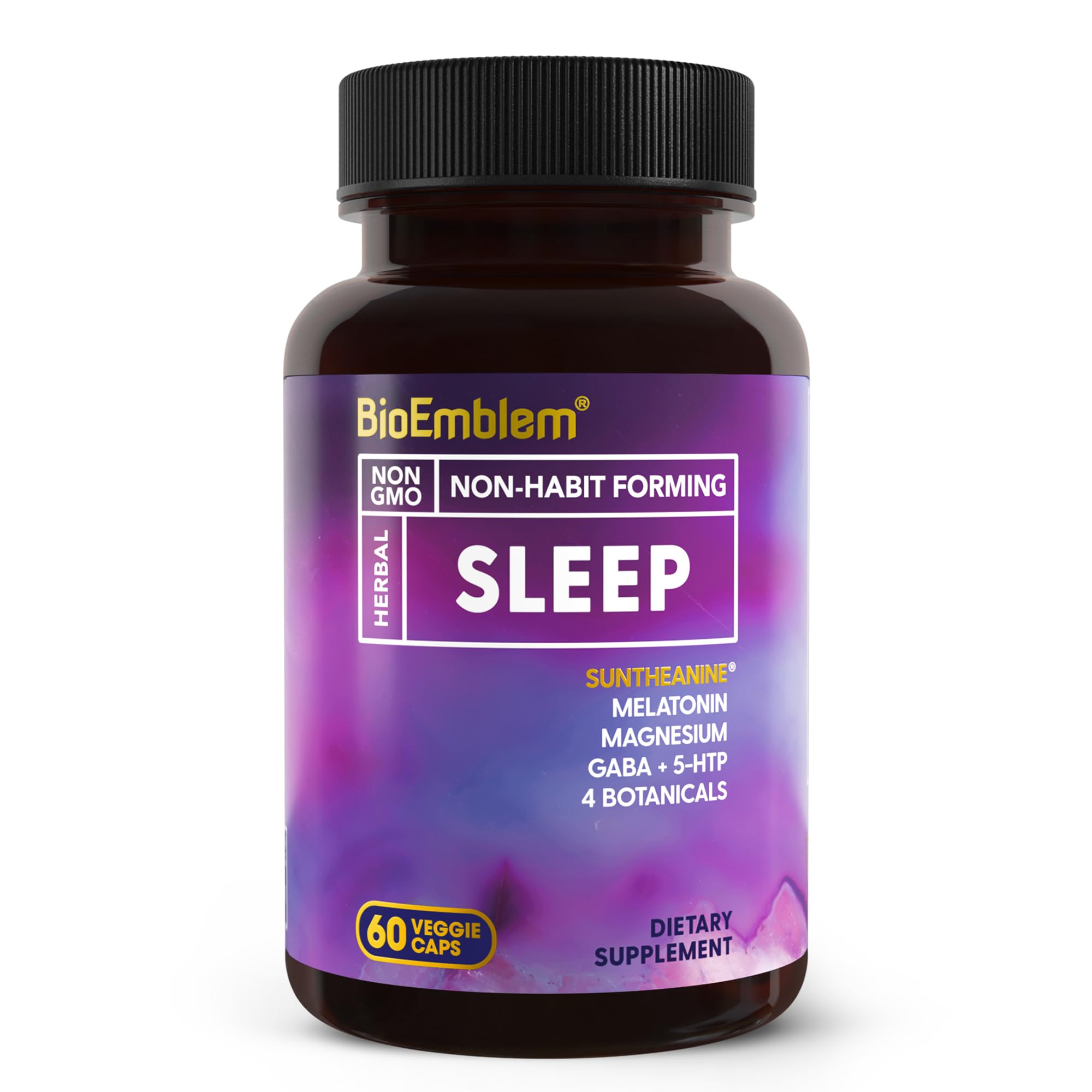 BioEmblem Sleep Aid bottle on white background