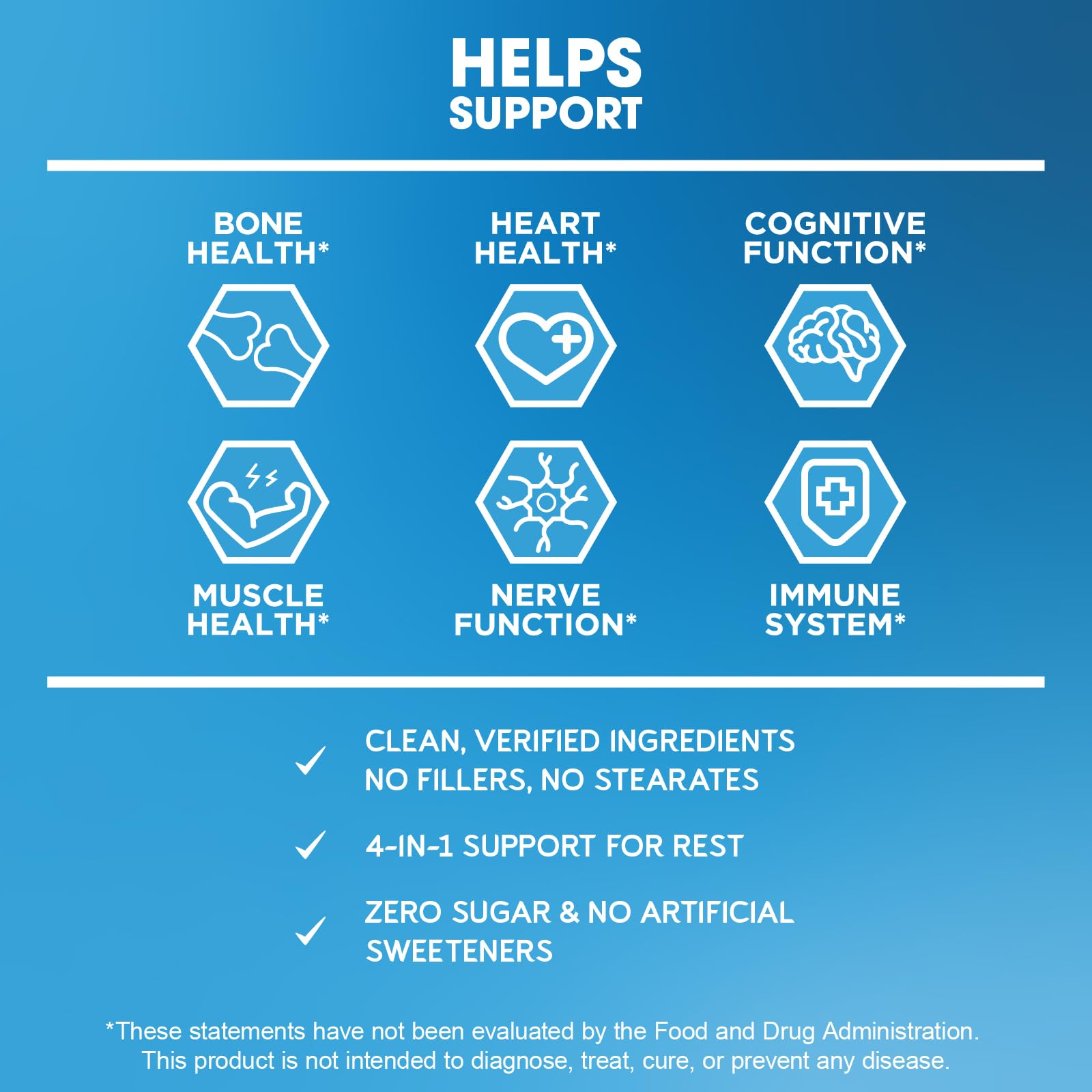 Label showing 30 servings per container