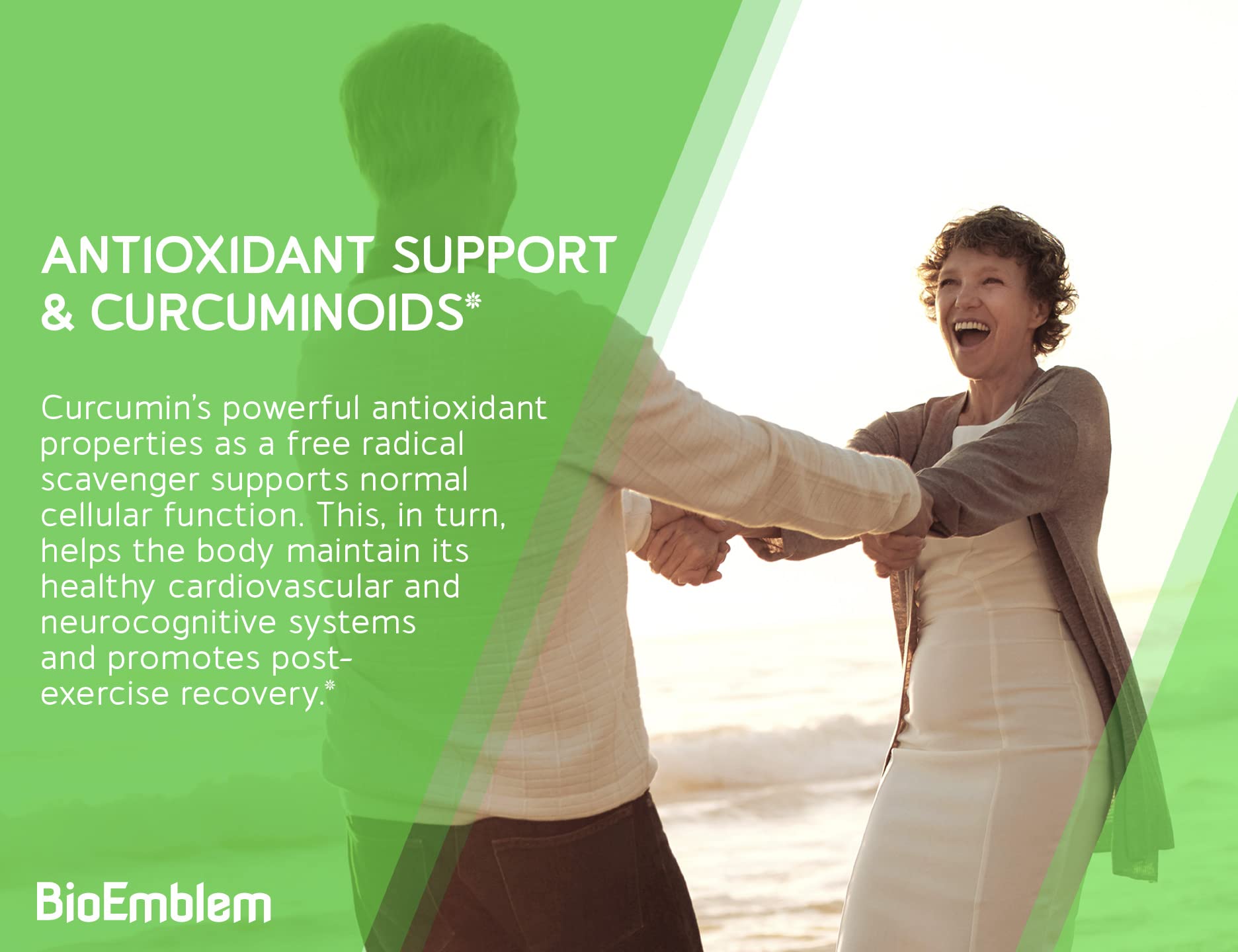 Joint health and mobility concept with turmeric capsules