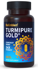 BioEmblem Turmeric Curcumin TurmiPure Gold 30 Servings bottle