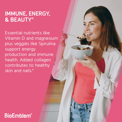 Herbal extracts for immune support in BioEmblem Women's Multivitamin
