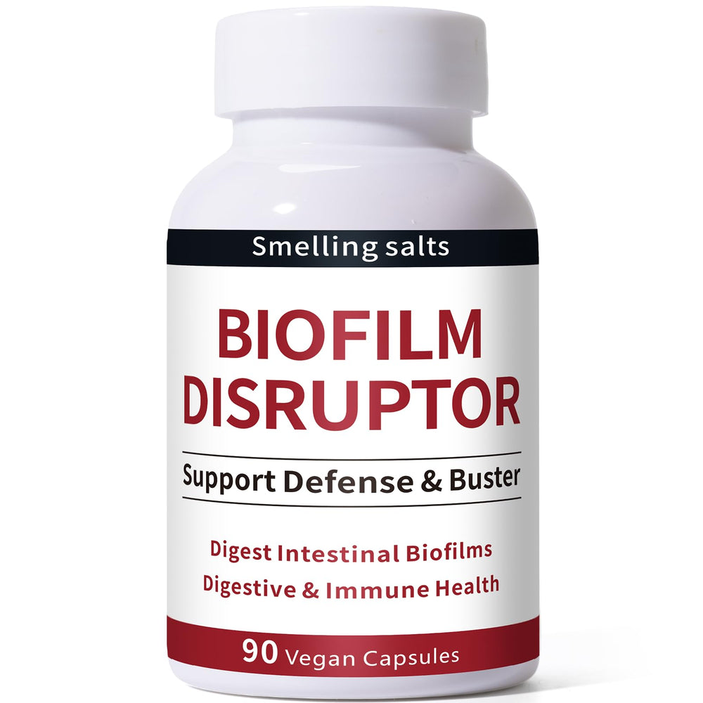 Bottle of Biofilm Disruptor Enzyme Complex with vegan capsules