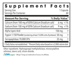 Ingredients panel for Biofilm Neutralizer