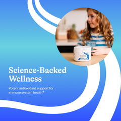 Diagram of buffered vitamin C with calcium, magnesium and bioflavonoids